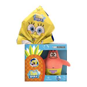 Ovo de Páscoa Pelúcia Patrick Bob Esponja 170g - Imagem 1