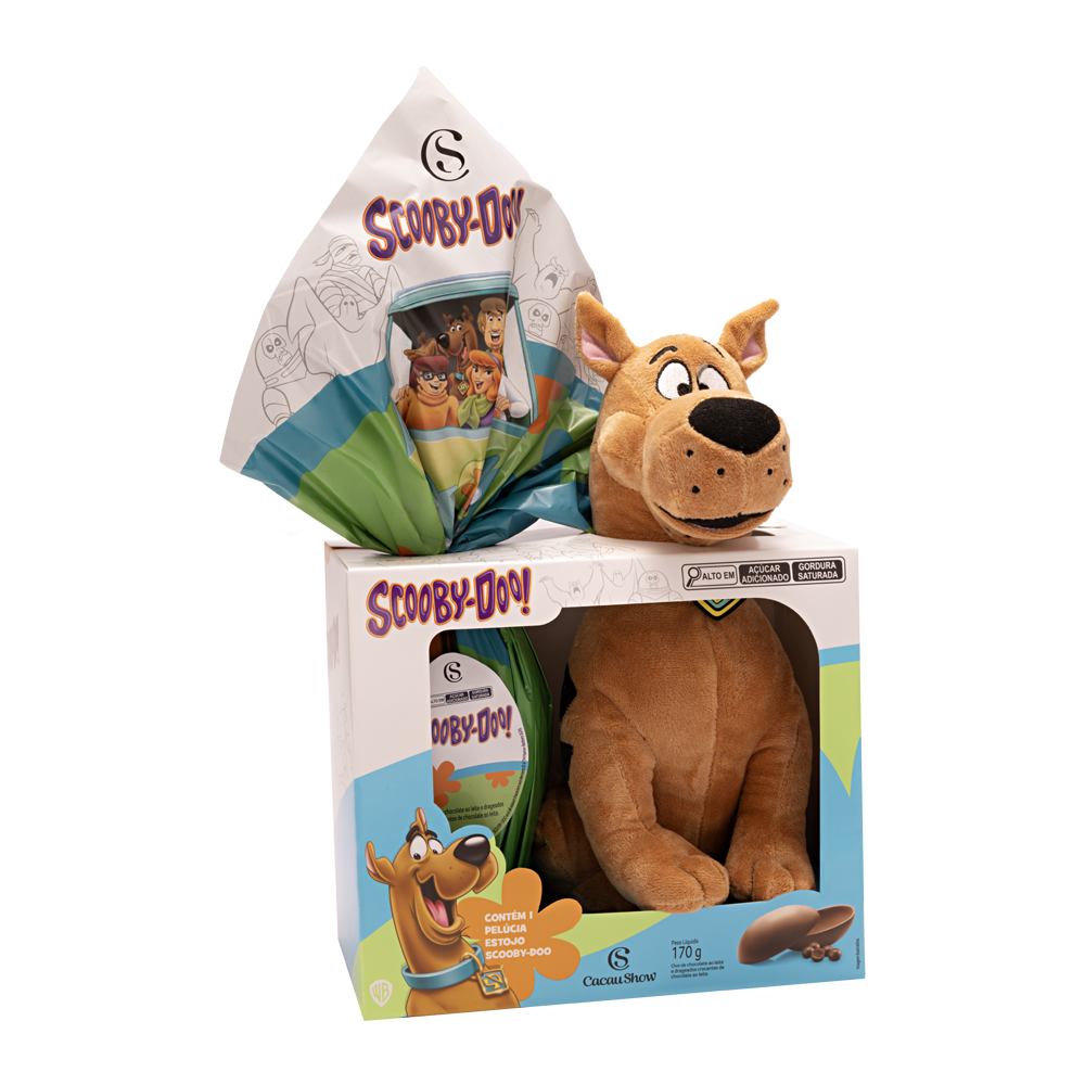 Ovo de Páscoa Estojo Scooby-Doo 170g - Imagem 1